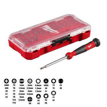 39-in-1 Precision Multi-Bit Screwdriver W/ Case