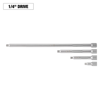 4pc 1/4” Drive Extension Set