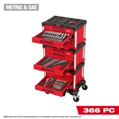 366pc. Master Mechanics Hand Tool Set with PACKOUT&trade; Drawers and Dolly